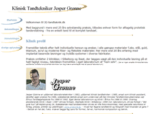 Tablet Screenshot of jg-tandteknik.dk
